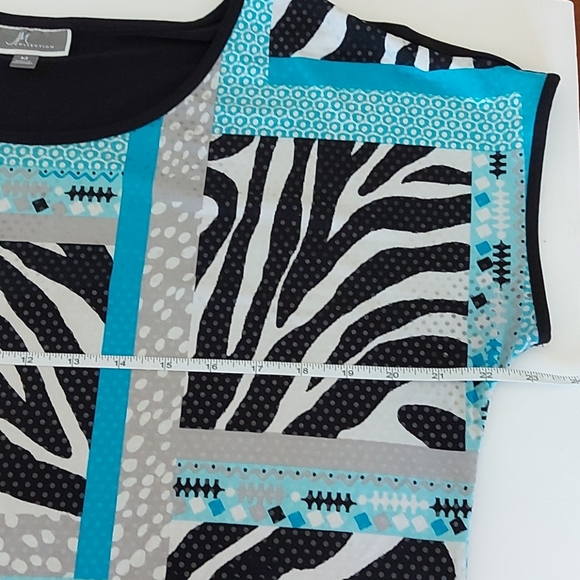 JM Collection Sleeveless Shimmer Sz M - Picture 5 of 11